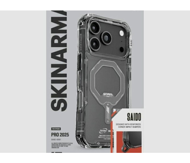 Skinarma Saido do iPhone 17 Pro Magnetic Charging grafitowy - 1471707 - zdjęcie 2